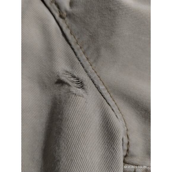 Y2K Abercrombie & Fitch Men's size 30 Distressed Tan Cargo Shorts Grungecore - Picture 6 of 12